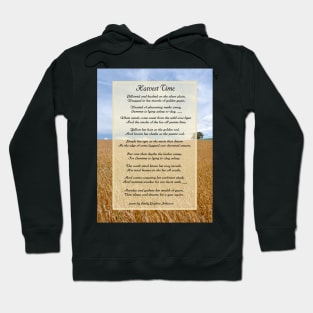 Harvest Time Scene and Poem Hoodie